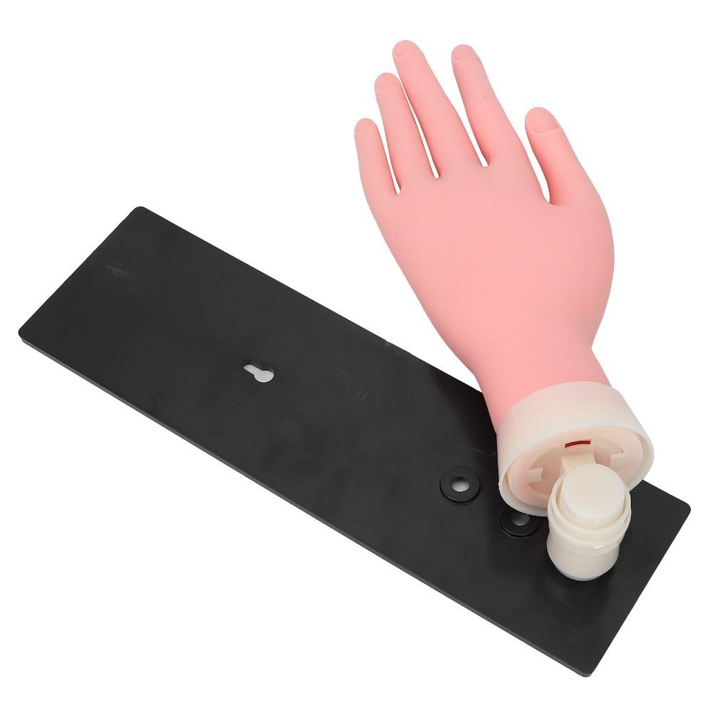 Silicone Mannequin Hand For Nails Bendable Fingers Fake Hand For Nails  For Nail Training