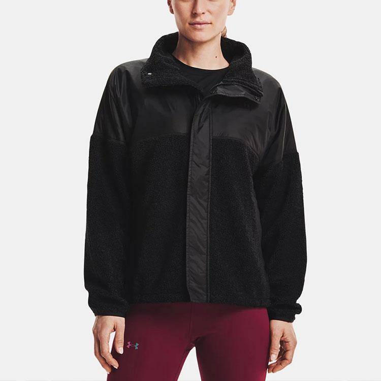 Under Armour Mission Pearl Skin Training Jacket Women Jacket Black 1366051-001