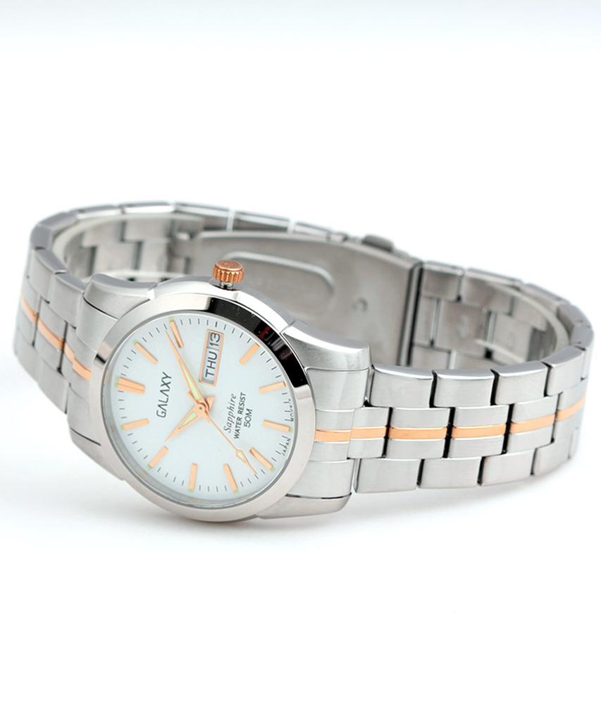 Gaelleogsi 5 Atm Men'S Metal Wristwatch Qa9012Me