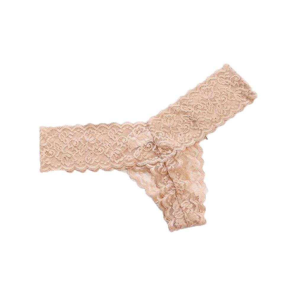 Low Waist Lace Seamless Panties Thong Mesh Lace Briefs Thin Underwear for Women Lady