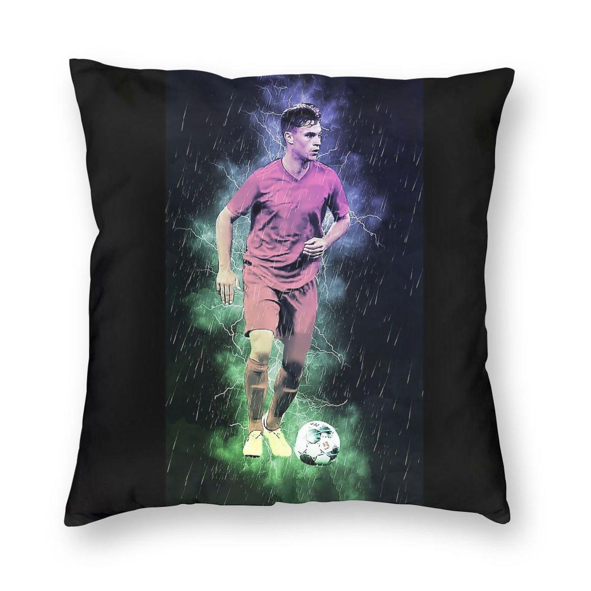 Joshua Kimmich Pillowcase Polyester Linen Velvet Creative Zip Decorative Sofa Cushion Cover x 30x30cm