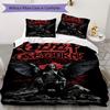 Set Copripiumino con Fantasia Ozzy Osbourne Copripiumino Federa Decorazione per la Casa Regalo di Compleanno (1 * copripiumino + 2 * federe senza imbottitura)74