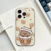 Cute Cartoon Capybara For iPhone 15 16 17 14 13 12 11 Pro Max 16E 16 Plus 17 Air Corrugated Shockproof Phone Cover
