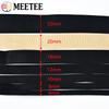 Meetee 5/10/20M 6-30mm Elastic Band Spandex Underwear Stretch Webbing Tape Clothes Drawstring Strap Bra DIY Garment Belt Bands