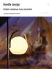 European-Style LED Table Lamp: Egg-Shaped Remote Control Bedside Night Light with USB Charging for Bedroom Ambiance