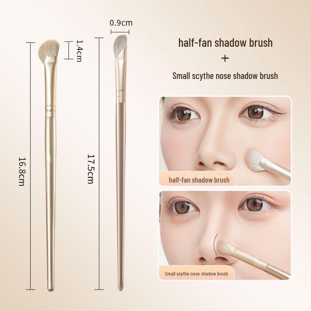 

Скошений пензель для тіней та розтушовування - Портативний інструмент для макіяжу