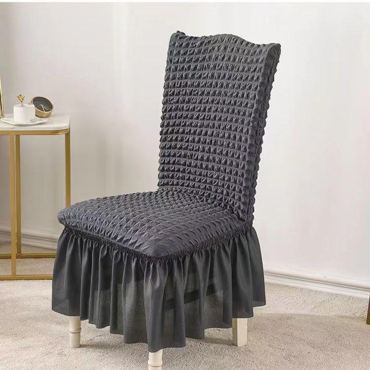 

Universal High-Quality Elastic Chair Cover for Bubble Grid, All-Season Universal Dining Chair Cover 1PC