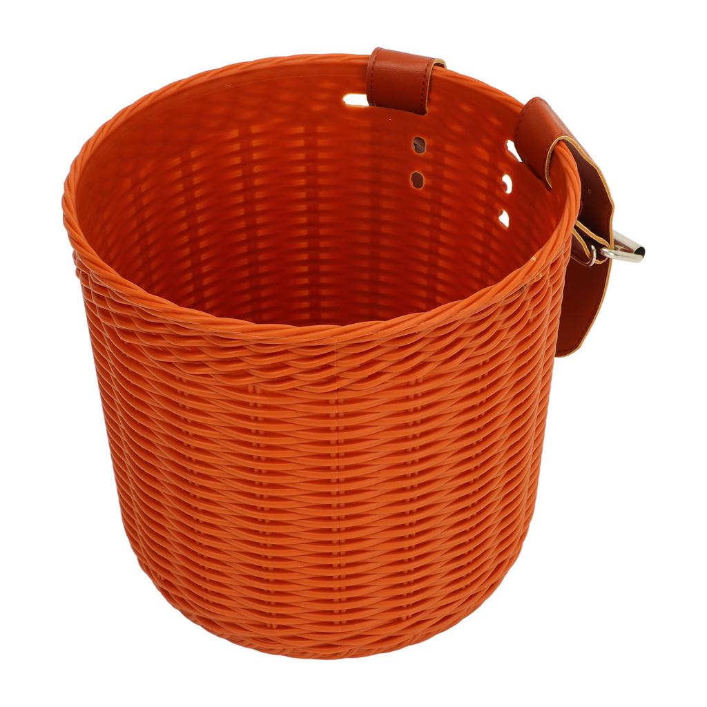 Lenkerkorb vorne Fahrrad Mehrzweck Simulation Weide Rundform Große Kapazität Fahrrad