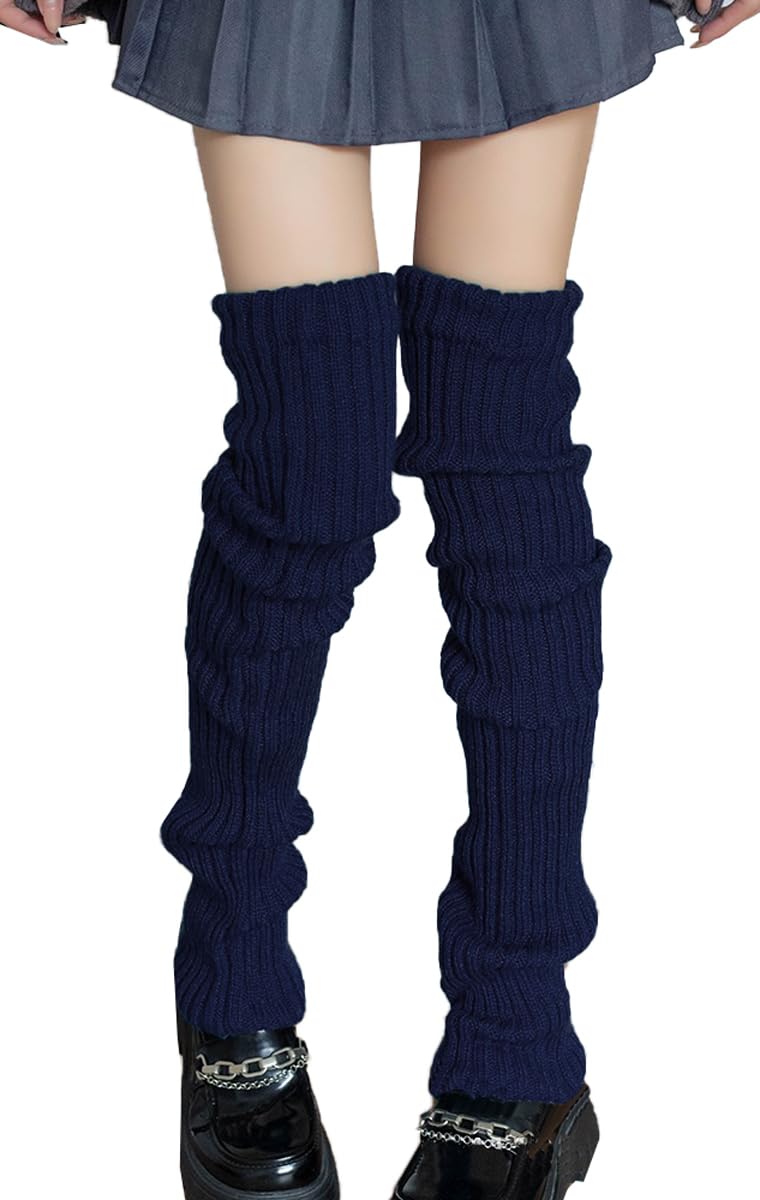 

Гетры Трикотажные гетры Длинные свободные носки Теплые носки для защиты от холода, которые снимаются 11 цветов на выбор [Viktrui] Женские антихолодные носки (66см)