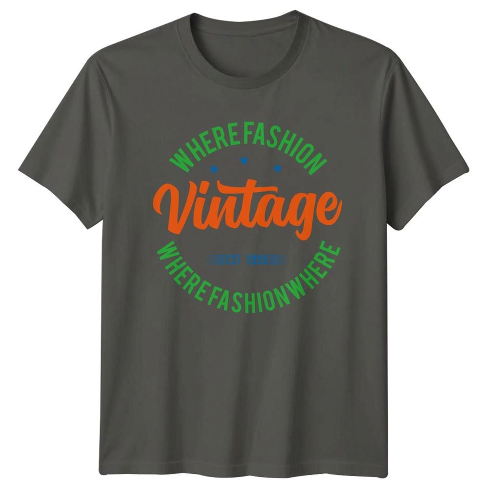 Where Fashion Vintage Est 1995 TShirt Vintage Style Birthday S