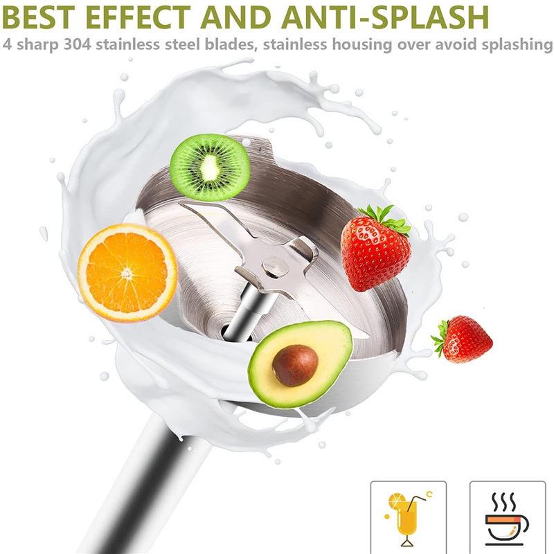 5-in-1 Handheld Electric Blender: 1600W Multi-Functional Food Processor & Baby Food Maker with Egg Beater