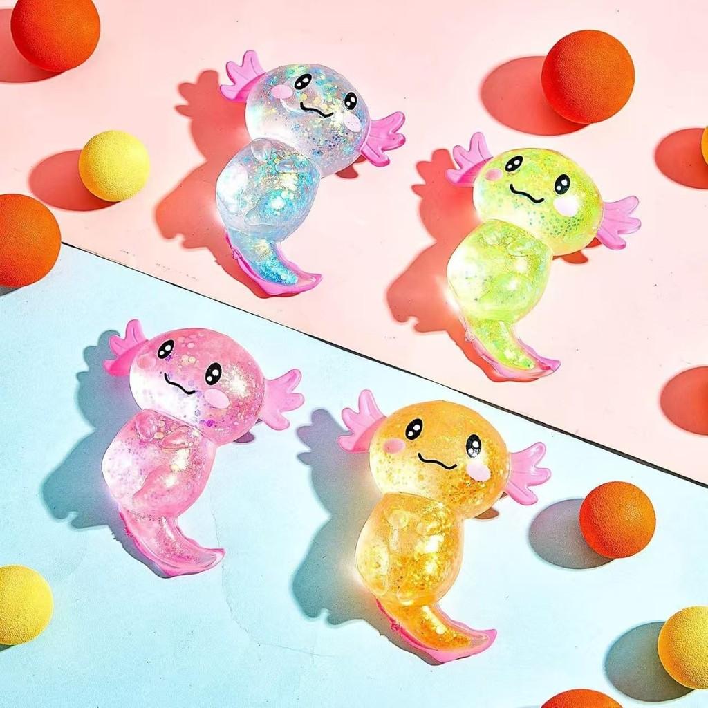 Axolotl Small Stress Relief Toy With Rebound Tpr Material For Students And Kids
