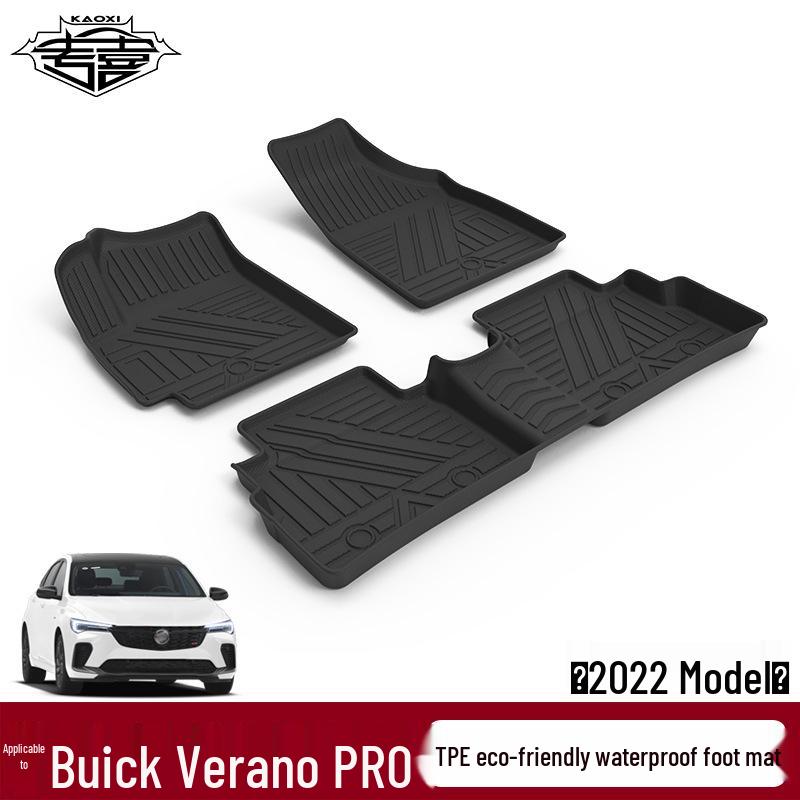 

TPE Foot Pads for 2022 Buick Verano PRO: Non-Slip, Eco-Friendly, Odorless Carpet Protection.