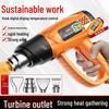 CHUANGYI High-Power Digital Display Heat Gun for Industrial Tile Grout Heating & Film Application