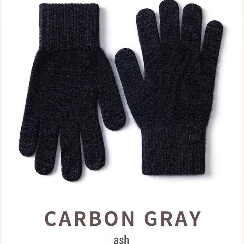 

JIUMU Мужские вязаные перчатки из смесовой кашемировой ткани с сенсорным экраном One Size