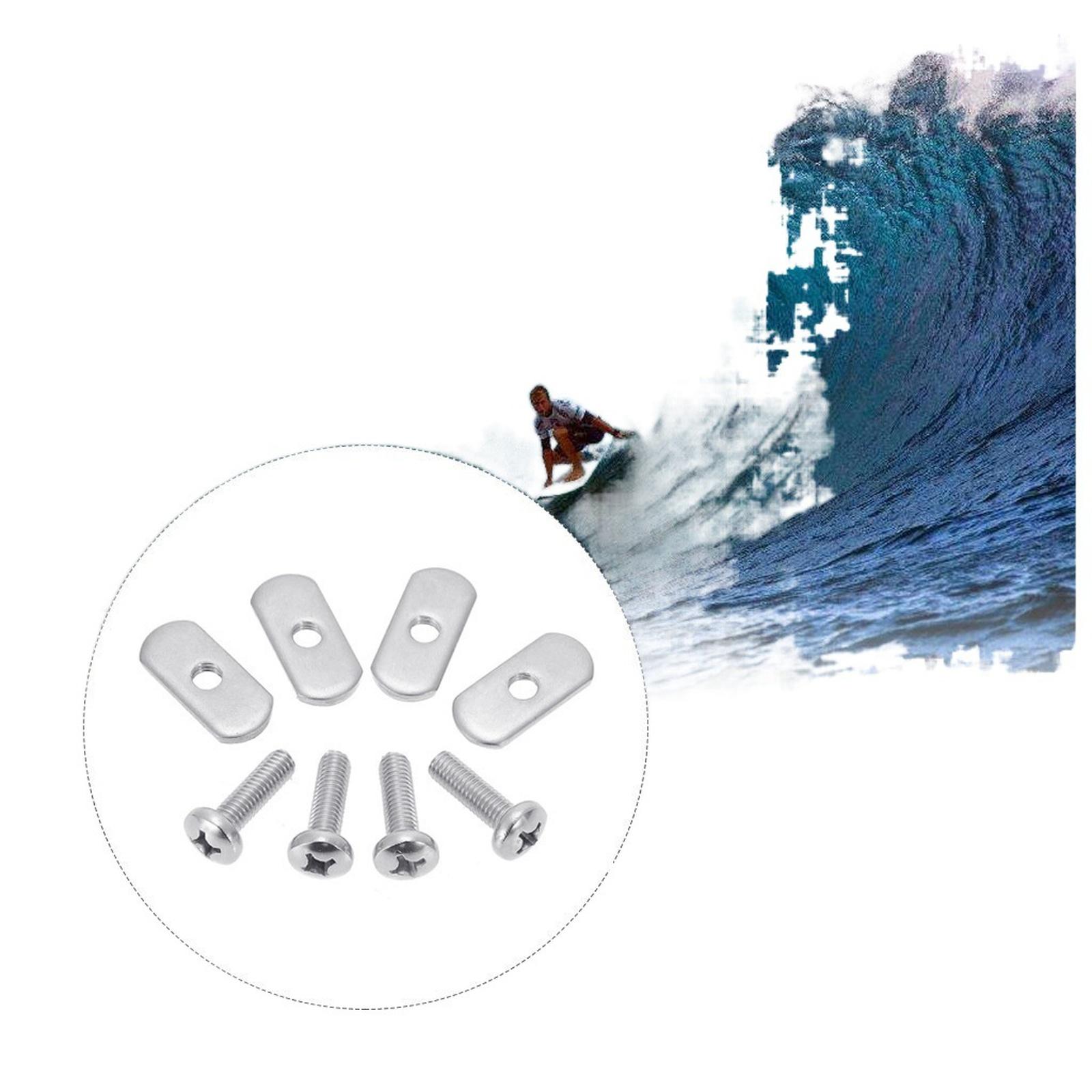 

Kayak Rail/Track Screws & T Slot Bolt Replacement Stainless Steel Gear Mounting Bolt Kayak Accessories one size серебряный
