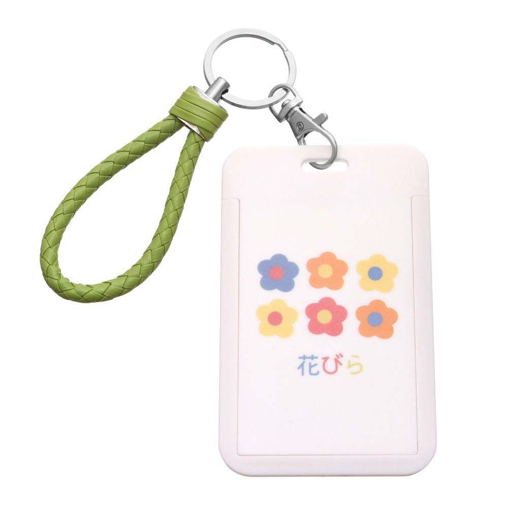 

Office School Sweet Floral Lanyard Name Tags Bank Credit Card Keychain Work Card Bag Badge Holder Bus Card Case Card Holder