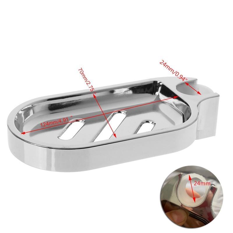 Wall Mounted ABS Soap Box Slide Bar Soap Dish Holder Replacement Soap Pallet