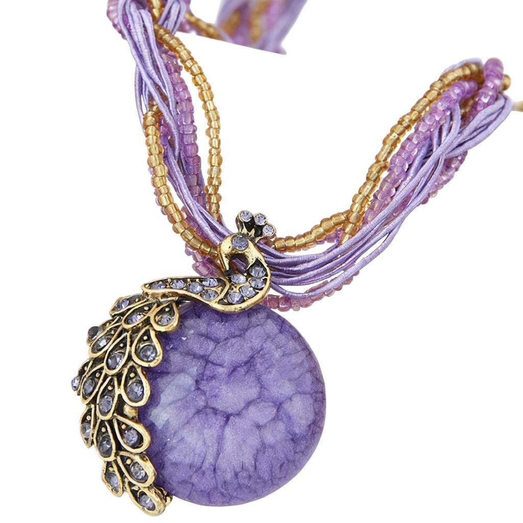 Collier Pendentif Ethnique Bohème, Collier Unique pour Femme