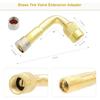 8.25 Inch Flexible Tire Valve Stem Extension Extenders with 90 Degree For Cars Truck Motorcycle Bike Scooter