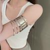 Open Cuff Bangle Bracelet Upper Arm Cuff Armlet Women Jewelry Valentines Gift