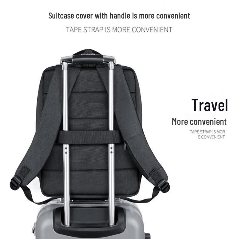 Li Shen Men's Business Commuter Laptop Backpack