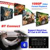 7"  Wifi 1080P 2Din  Quad-Core Android 8.1 System  Phonelink Gps Bluetooth Fm Dab Mp5 Player With 8Led Rear Camera