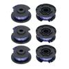 6Pcs Trimmer Spool Line Replacement for Ryobi 18V 24V 40V String Trimmers Lawn Mower