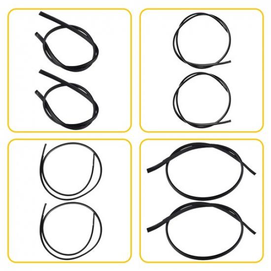 Fit For 2009- 2013 Toyota Corolla Set of 2 Black Roof Trim Molding Kit 2010 2012