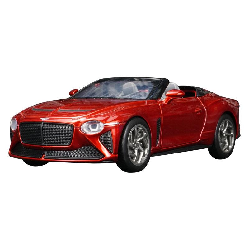 

1/32 Bentley Mulliner Bacalar Alloy Sports Car Model Diecast Metal Luxy Car Vehicles Model Simulation Sound and Light Kids Gifts красный
