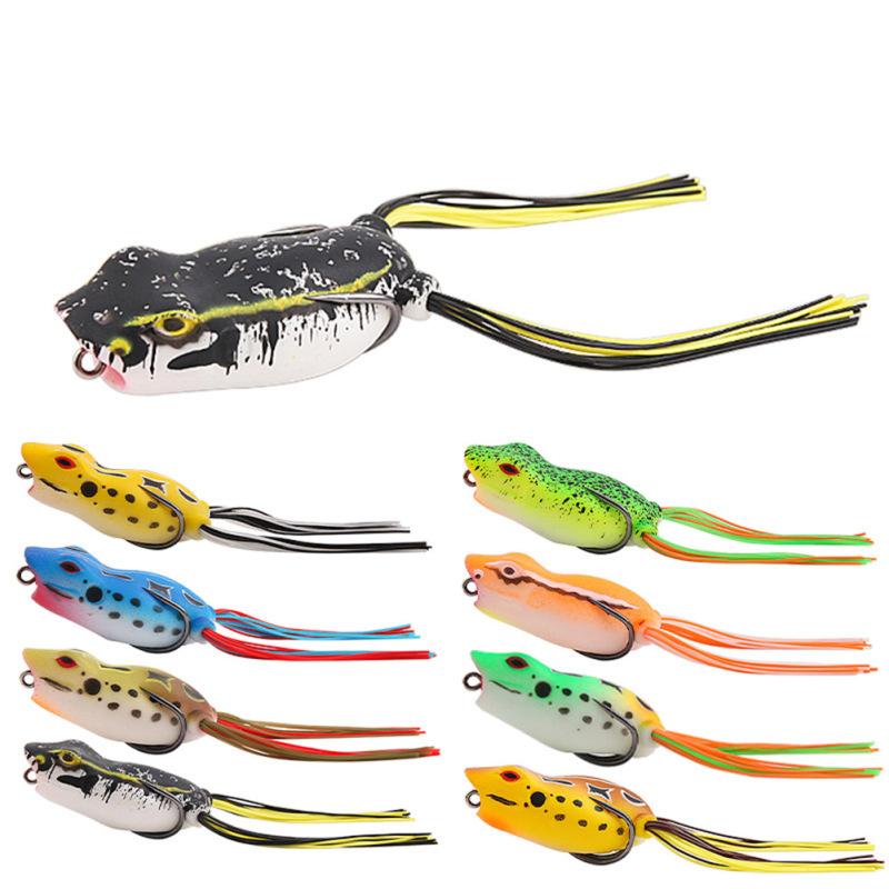 Frog Fishing Baits Long-range Artificial Thunder Frog Soft Lures Fake Bait For Saltwater Freshwater