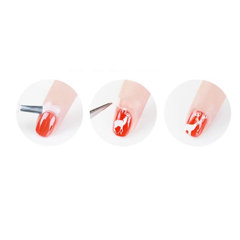 Nails Design Clear Silicone Nail Art Scraper Nails Gel Nail Polish Stamping