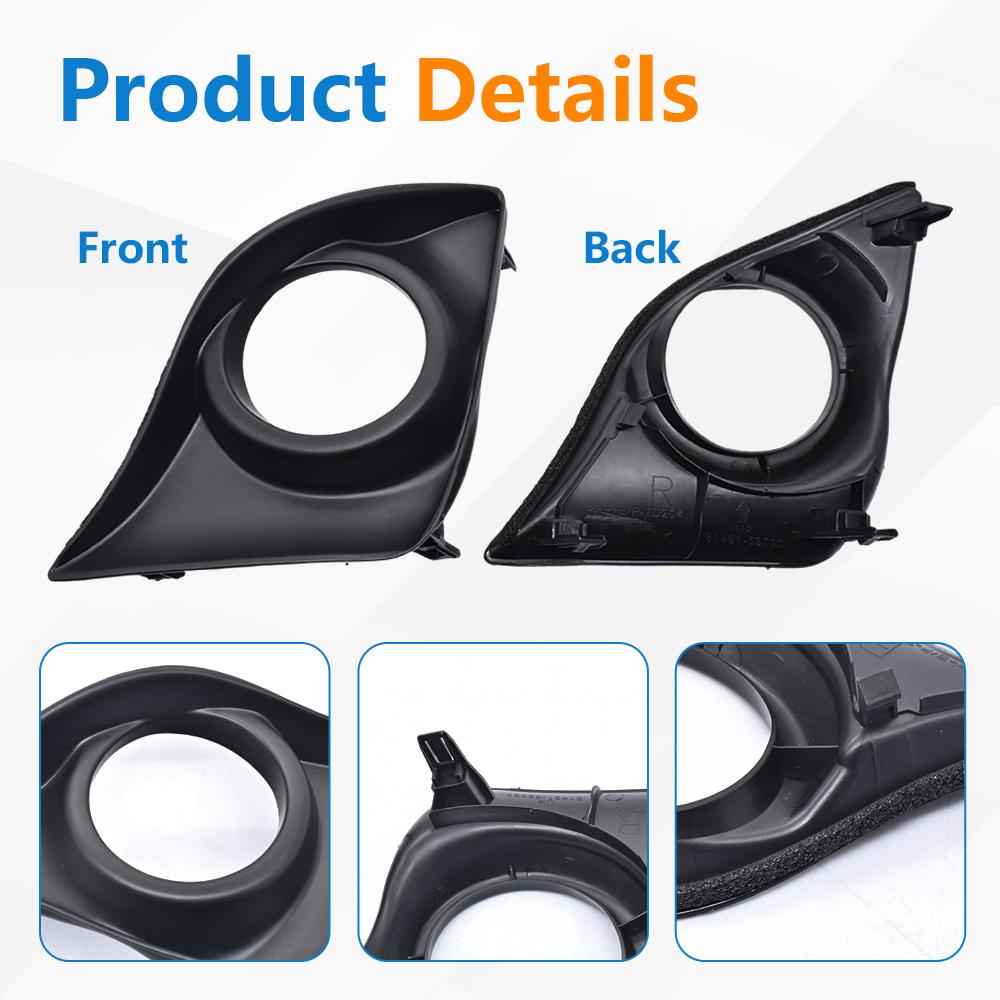 Front Bumper Fog Lamp Light Cover Frame Trim Lid Bezel For Lexus IS250 IS350 2011 2012 2013 8148153020 8148253020
