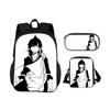 FAIRY TAIL Backpack Pen Bag Shoulder Bag 3Pcs Set Cartoon Anime Printed Student Boys and Girls New Large Capacity Versatile