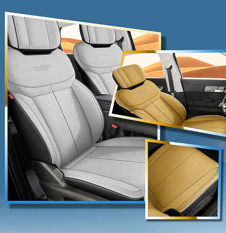 Chery Fengyun T6 Breathable Linen Car Seat Cushion Cover