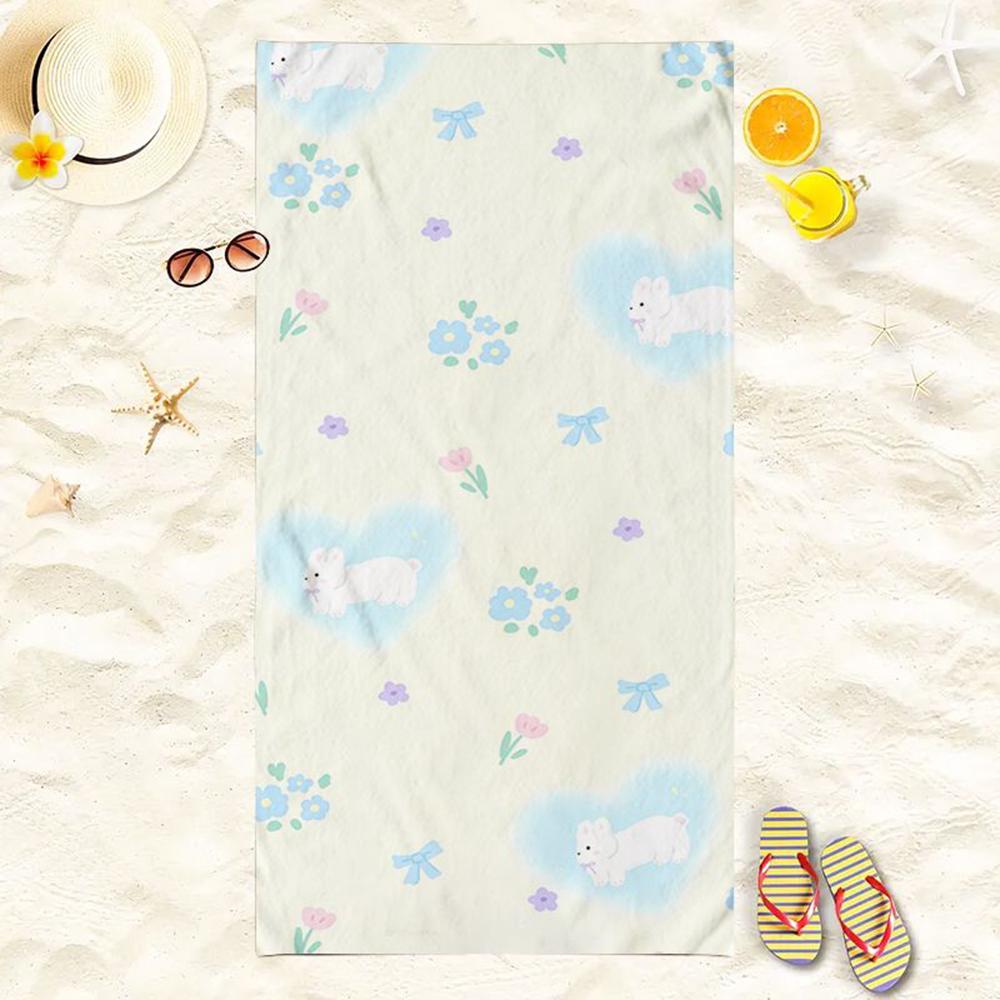 

Flour Sack Kitchen Towels - Set of 2 Cotton Dish Towels with Hanging Loop Decorative 40*60cm Absorbent Cute Design for Housew W40*H60(CM)