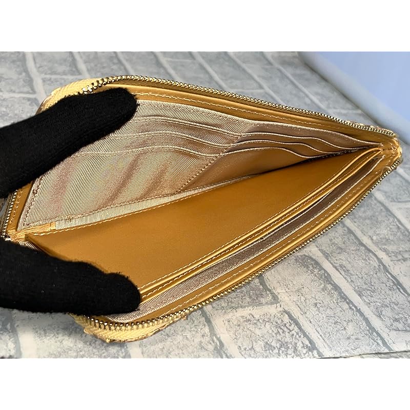 [GUODI] long wallet L-shaped zipper type python genuine leather ladies men's HJ-PY1756 snakeskin snakeskin snakeskin wallet wallet Life unisex unisex