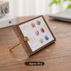 Multifunctional Card Display Stand Wooden Table Name Card Stand Portable Label Holder  Retail Shop