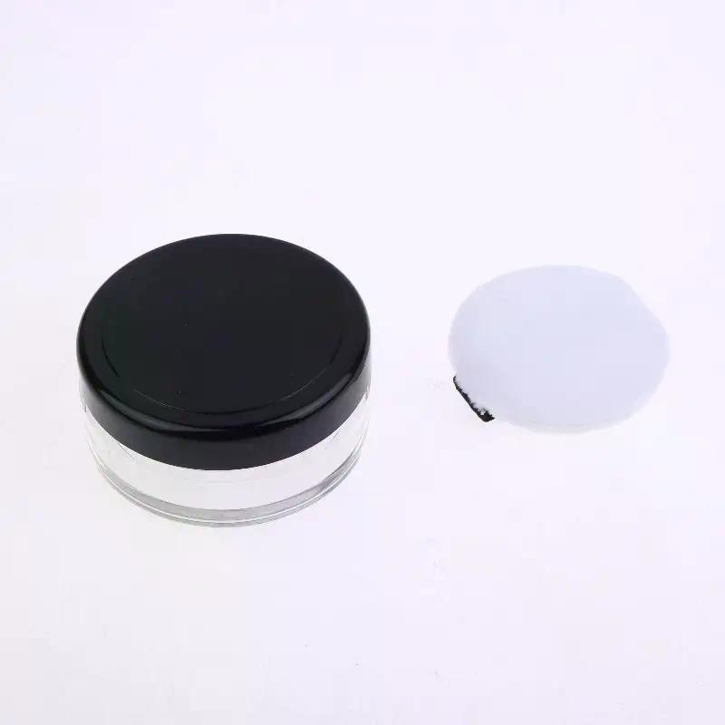 5g Portable Plastic Powder Box Empty Loose Powder Pot With Sieve Powder Puff Cosmetic Sifter Loose Jar Travel Makeup Container