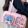 1Pc New Niche Design Women's Bow Harajuku Cute Ita Bag Jk Uniform Ulzzang Shoulder Bag for Girls Y2K Cartoon Handle Bag