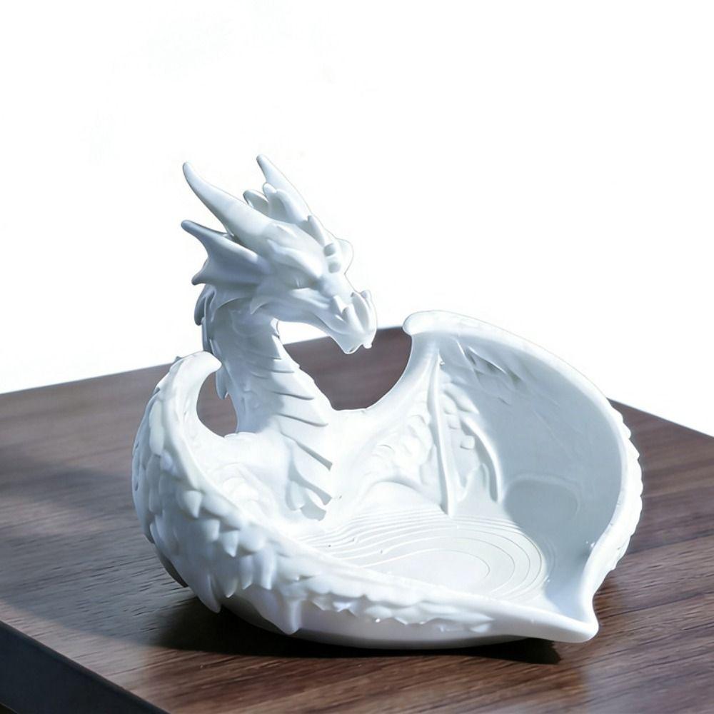 Creative Jewelry Storage Tray Dragon Shape Bracelets Organizer Desktop Ornaments