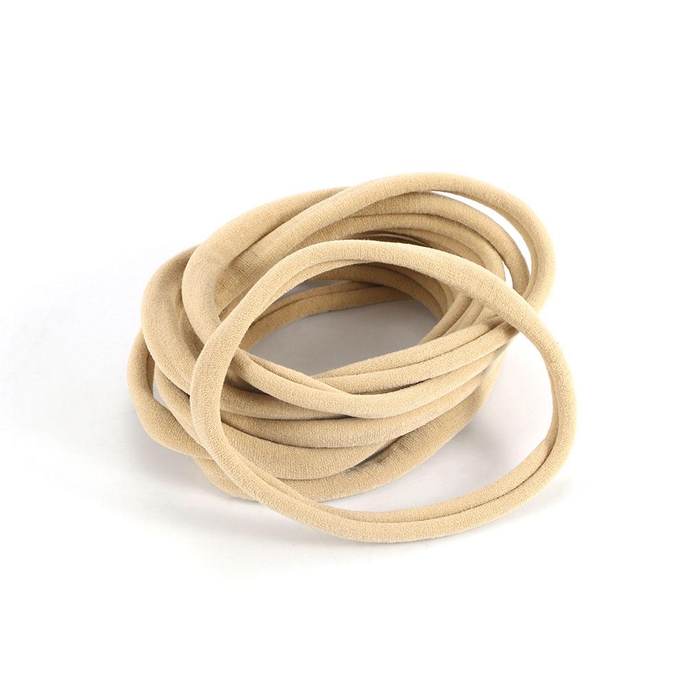 Gummi Solide für Mädchen Jungen 10 Stück/Set Nahtlose Nylon Kopfbedeckung Haarschmuck Haaraccessoires Stirnband