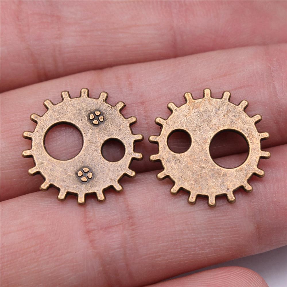 Charms Zahnrad Steampunk Cyberpunk Anhänger Vintage Schmuckzubehör QC060