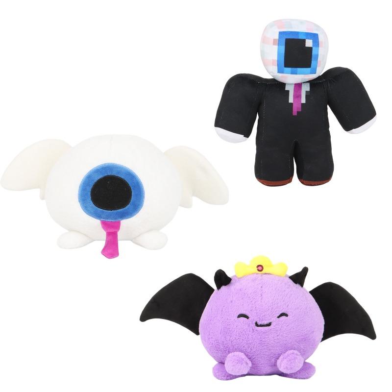 Fofo Taxduo Eggchan Wemmbu Pelúcia Desenho Animado Fofo Boneco de Pelúcia Figura Macia Enfeite Decoração de Sofá de Casa Presente de Aniversário Feriado para Fãs de Jogos Animação