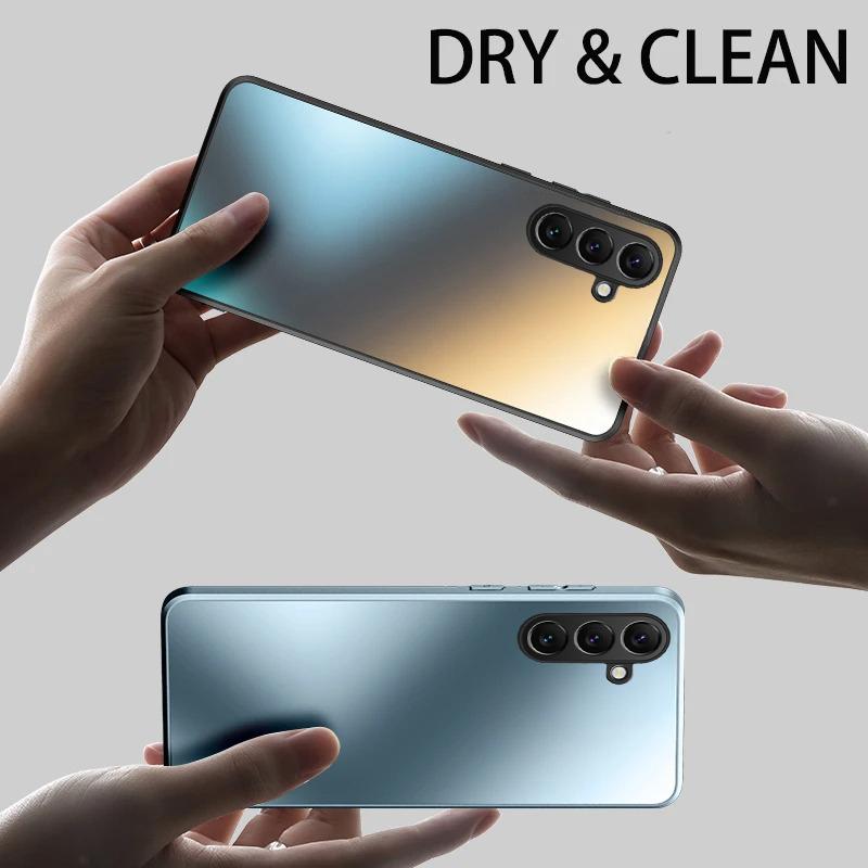 For Samsung Galaxy A37 case Shockproof Non-slip Frosted Hard Cover For Samsung Galaxy A57 Phone casing
