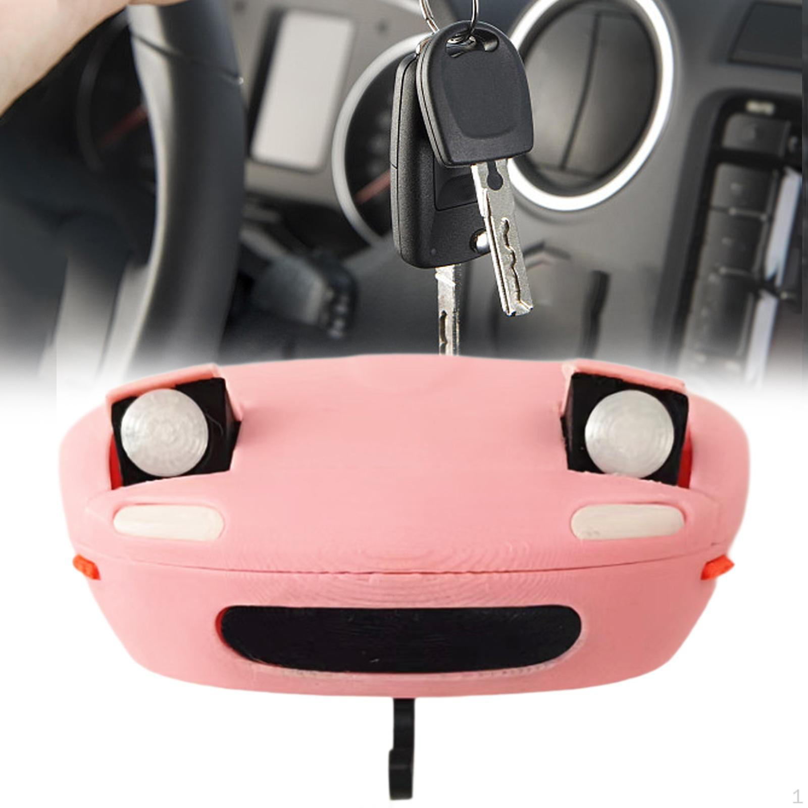 

Брелок для ключей в виде открытой фары автомобиля, крючок для ключей, портативная уникальная винтажная вешалка для ключей, держатель-органайзер для розовый