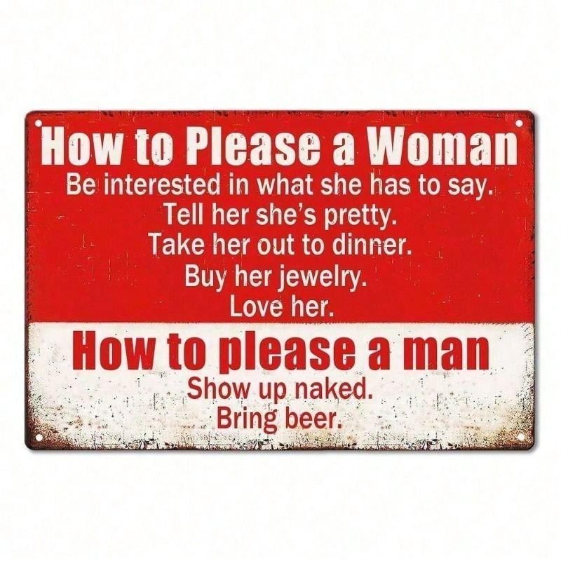 

Metal Poster 8x12 cm Wall Decor for Garage Retro Humor Wine Cellar