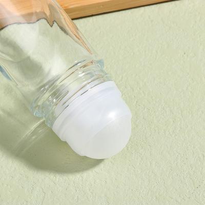 Lahvičky z čirého skla 50 ml Extra velké Roll On Lahvička na parfémový olej Podpaží Gel proti pocení Vzorek testu esenciálního oleje