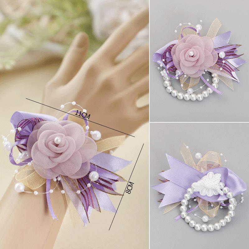 Bridal Bridesmaid Celebrations Wedding Party Elastic Photography Pearl Accessories Supplies