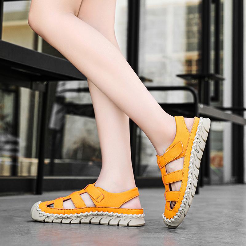 Summer Orange Beach Sandals Woman Men Comfortable Non-slip Hiking Sandals Unisex Outdoor Women Sports Sandals sandalias de mujer